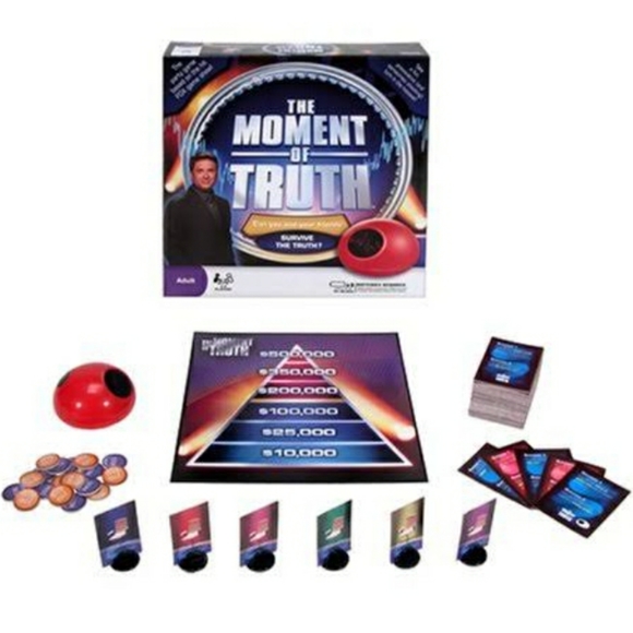 The Moment Of Truth Lie Detector Boardgame Party Game NWT - Picture 3 of 11
